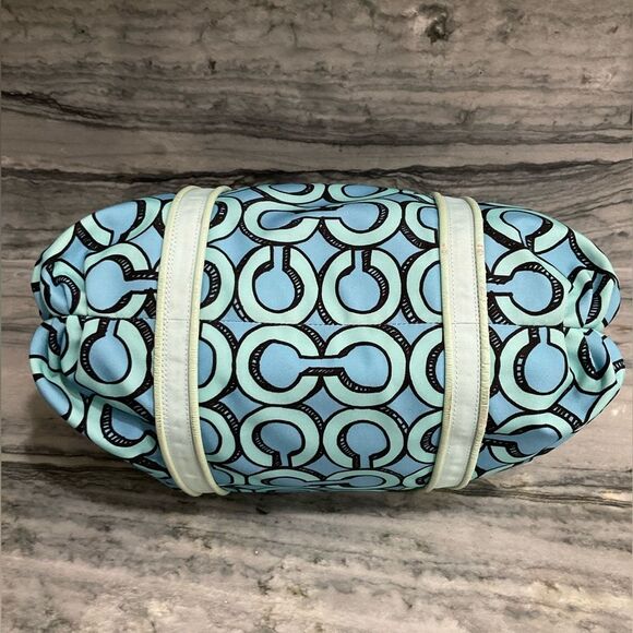 Coach Poppy 3D Op Art Glam Tote Purse Handbag‎ - Picture 4 of 16